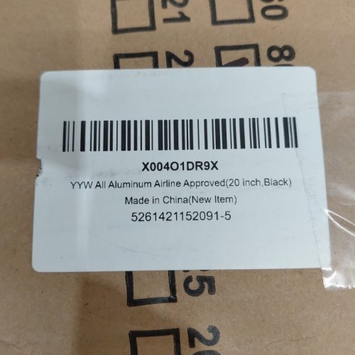 YYW ALL ALUMINUM MAGNESIUM CARRYON LUGGAGE WITH 360° SPINNER WHEELS AND TSA LOCKS - 20" - BLACK image 2