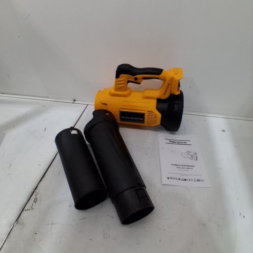 VEKIPOW CORDLESS LEAF BLOWER - 20 V, 72WH, 650 CFM - YELLOW / BLACK (MODEL: MKP-1050H-M) image 2