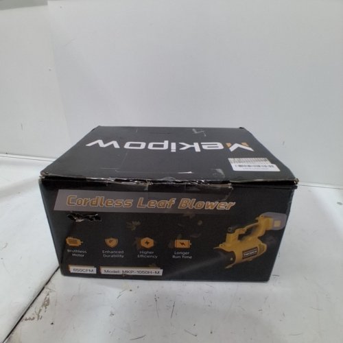 VEKIPOW CORDLESS LEAF BLOWER - 20 V, 72WH, 650 CFM - YELLOW / BLACK (MODEL: MKP-1050H-M) image 4
