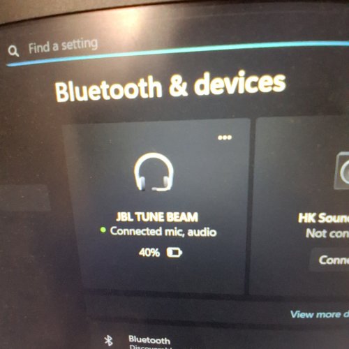 JBL BY HARMAN TUNE BEAM - TRUE WIRELESS NOISE CANCELLING IN EAR HEADPHONES WITH 48 HOUR PLAYBACK TIME - BLACK (MODEL: JBLTBEAMBLKAM) image 2