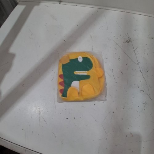 KID'S MINI CARTOON DINOSAUR BACKPACK - YELLOW/GREEN image 2