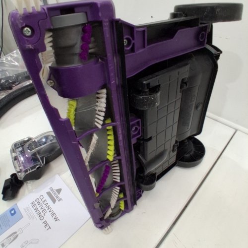 BISSELL CLEANVIEW SWIVEL UPRIGHT MULTI-CYCLONIC VACUUM - PURPLE (MODEL: 2258C) image 5