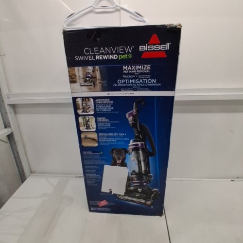 BISSELL CLEANVIEW SWIVEL UPRIGHT MULTI-CYCLONIC VACUUM - PURPLE (MODEL: 2258C) image 6