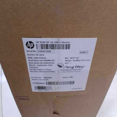 HP E32K G5 32" CLASS 4 K UHD LCD MONITOR - 5MS GTG - 16:9 - BLACK/SILVER - (MODEL:6N4D6AA) image 5