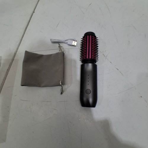 BIG WAVE PORTABLECORDLESS CURLING BRUSH - 8" - BLACK/PINK (MODEL: GT2305) image 4