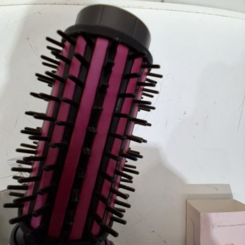 BIG WAVE PORTABLECORDLESS CURLING BRUSH - 8" - BLACK/PINK (MODEL: GT2305) image 5