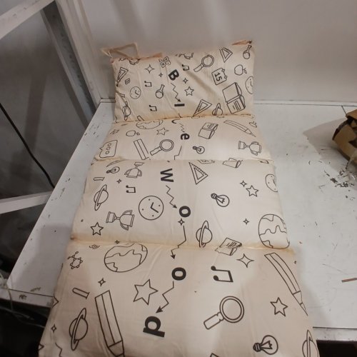 BLUEWOOD CLIMBING ARCH CUSHION SET - 16.9" X 10" X 4.3" - CREAM WITH BLACK PRINT image 3