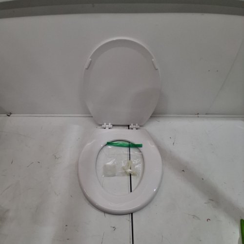 CENTOCO ROUND CENTOCORE MOLDED HEAVY DUTY TOILET SEAT - 17" - WHITE (MODEL: DS700-001) image 2