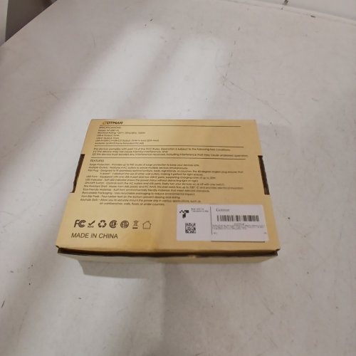 GOTMAR FLAT PLUG POWER BAR WITH USB C - 5FT - WHITE (MODEL: WT-2301-PL) image 3