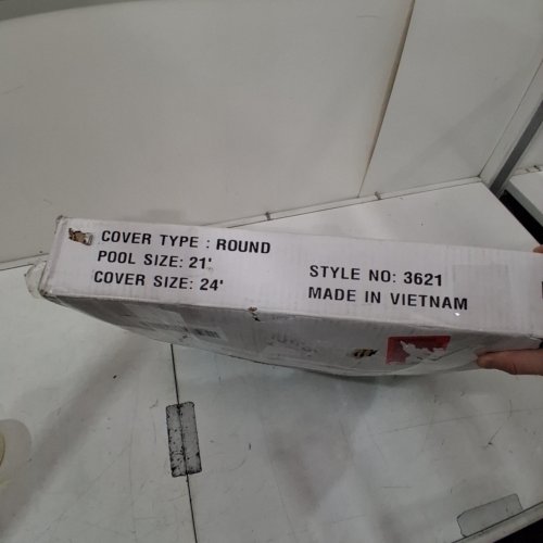 ROUND ABOVE GROUND WINTERGUARD SWIMMING POOL COVER - 24FT - FOR 21FT POOLS - BLUE (MODEL: 3621) image 4