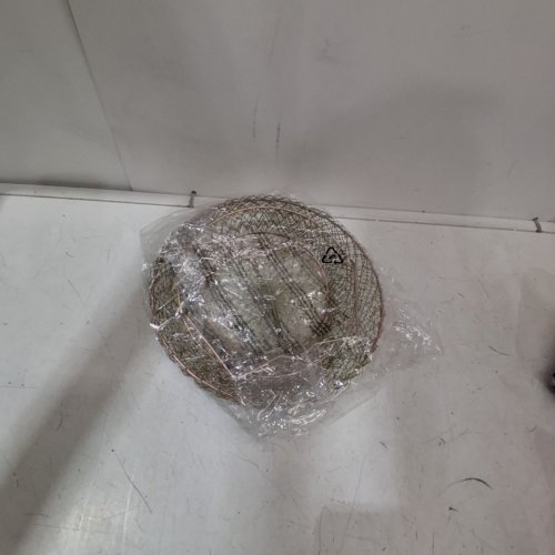 FLOATABLE GALVANIZED STEEL WIRE FISH BASKET - 13" X 12" X 3" image 4