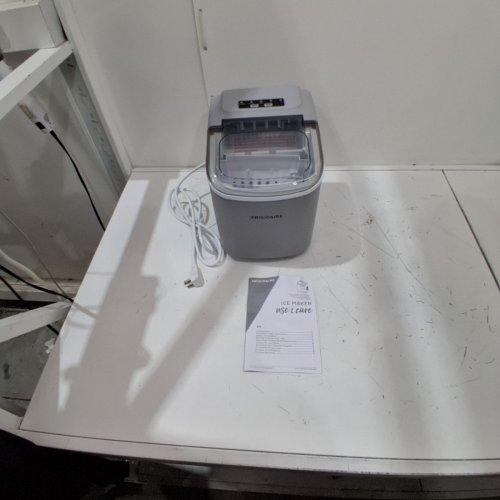 FRIGIDAIRE COMPACT COUNTERTOP ELECTRIC ICE MAKER - MAKES 26LBS OF ICE/DAY - SILVER (MODEL: EFIC189-B-SILVER) image 3