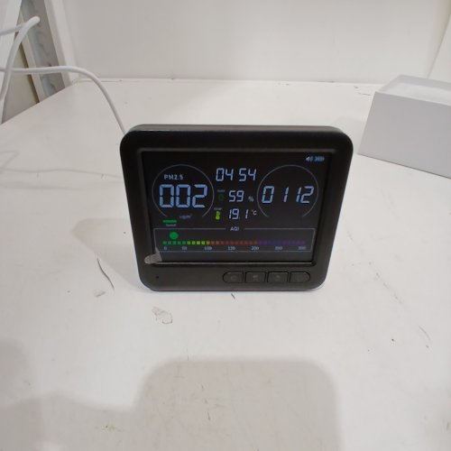 AQITECH PROFESSIONAL INDOOR AIR QUALITY MONITOR WITH BEEP ALARMS, PORTABLE REAL-TIME DETECTOR FOR HOME - BLACK (MODEL: AK28) image 2