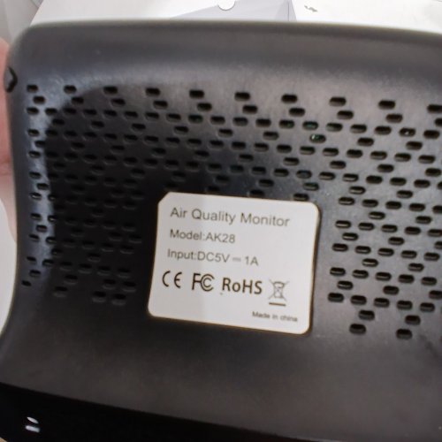 AQITECH PROFESSIONAL INDOOR AIR QUALITY MONITOR WITH BEEP ALARMS, PORTABLE REAL-TIME DETECTOR FOR HOME - BLACK (MODEL: AK28) image 4