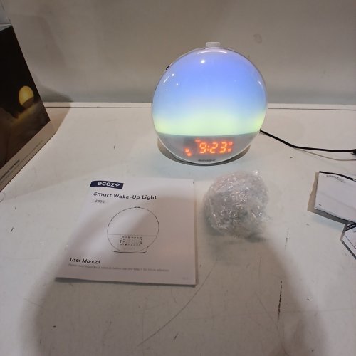 ECOZY SUNRISE ALARM CLOCK WITH APP & VOICE CONTROLLED - WHITE (MODEL: E80S) image 2