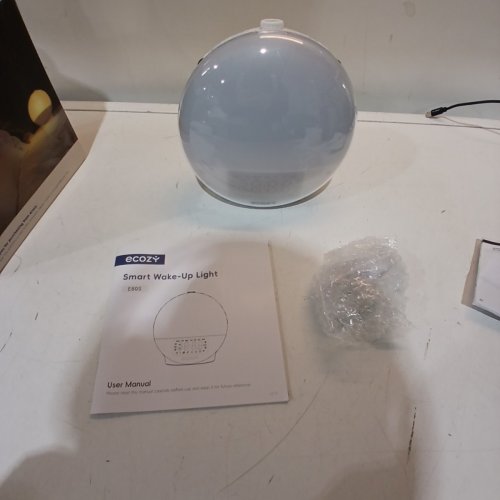 ECOZY SUNRISE ALARM CLOCK WITH APP & VOICE CONTROLLED - WHITE (MODEL: E80S) image 3