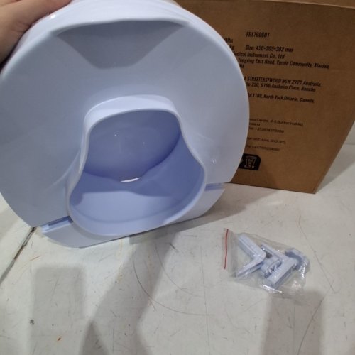 UNIVERSAL 5" RAISED TOILET SEAT WITH SCREW ROD LOCKING - WHITE - (MODEL: FBL760601) image 4