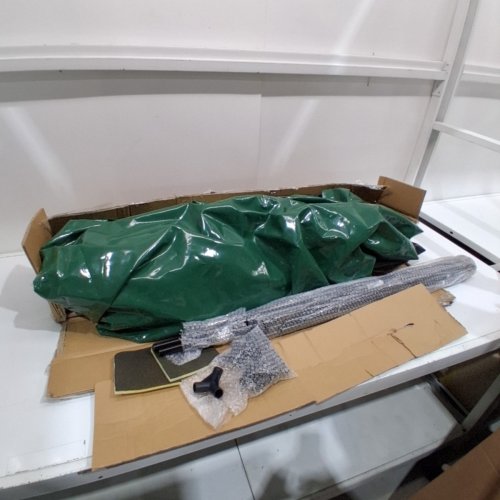 VEVOR COLLAPSIBLE OUTDOOR STORAGE BOX - 100GAL. CAPACITY - GREEN/BLACK (MODEL: ‎VV-OSB-100) image 2
