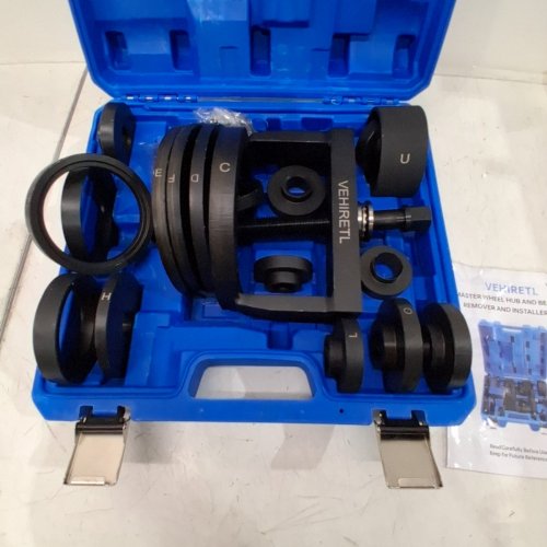 20PC MASTER WHEEL BEARING AND HUB REMOVAL AND INSTALLATION TOOL KIT - BLACK (MODEL:VR5023) image 4