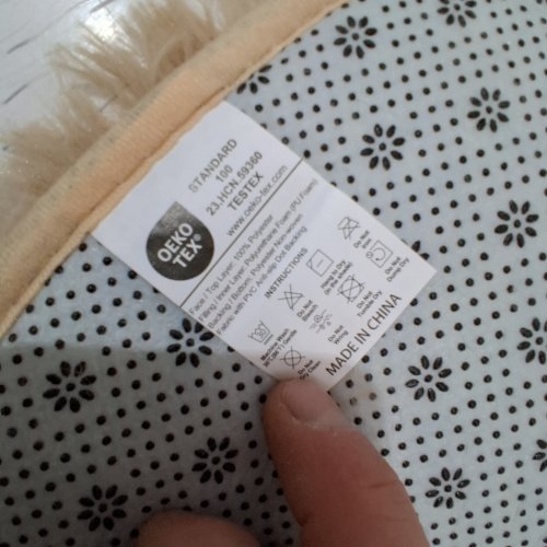 SHAGGY FAUX FUR ROUND RUG FOR BEDROOM LIVING ROOM - 3FT - BROWN image 2