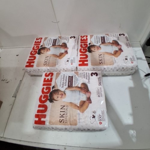 168PK HUGGIES SKIN ESSENTIALS DIAPERS - SIZE 3 - 16-28LBS image 2