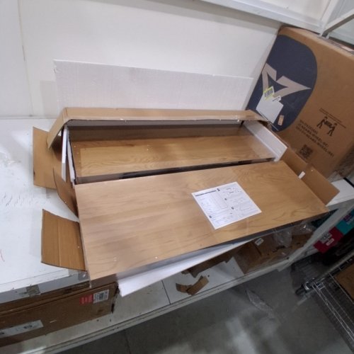 2PK MODERN FLOATING SHELF - 35.5" X 1.5" - NATURAL image 2