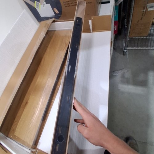 2PK MODERN FLOATING SHELF - 35.5" X 1.5" - NATURAL image 3