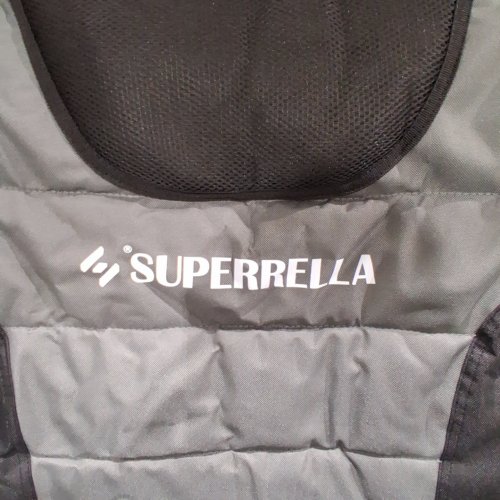SUPERRELLA OUTDOOR FOLDING CAMPING CHAIR MOVEABLE HIGH BACK - 41.3" - GREY image 4