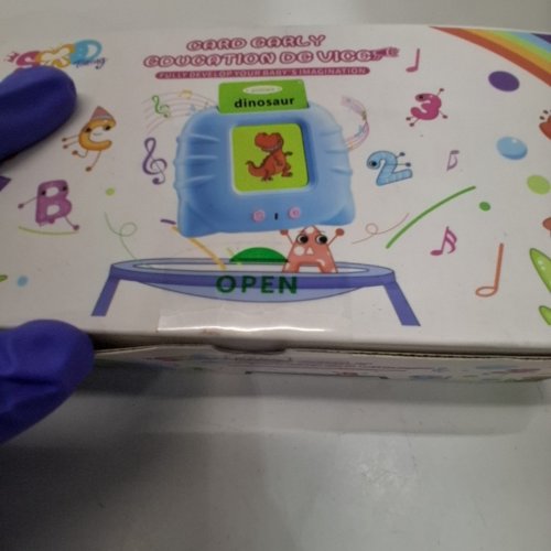 TIMINGSXD FLASH CARD LEARNING TOY WITH 112 CARDS - BLUE (MODEL: CA001-BLUE) image 3