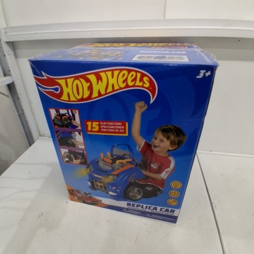THEO KLEIN HOT WHEELS REPLICA CAR - AGES 3+ - 27" X 16" - BLUE - (MODEL: F6A30BD) image 4