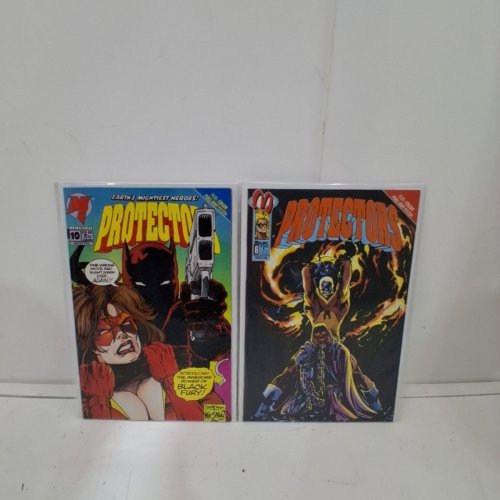 4 ASSTD MALIBU AND IMPACT COMIC BOOKS - PROTECTORS #6, #10, LEGEND OF THE SHIELD #1, RAVER #2 - VARIOUS AUTHORS image 4