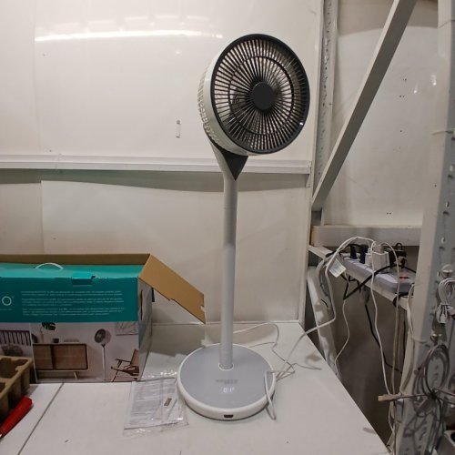 WOOZOO BY IRIS 360°PEDESTAL FAN WITH REMOTE- WHITE/GREY (MODEL: STF-360DC) image 3