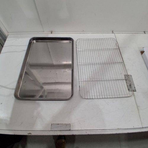 2PC E-FAR BAKING SHEET WITH RACK SET - 19" X 13" - STAINLESS STEEL image 3
