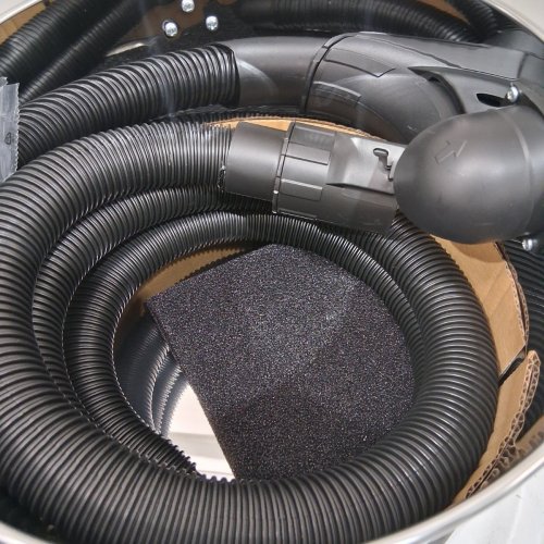AMAZON BASICS STAINLESS WET/DRY VACUUM - 4 GAL 120 V AC 60HZ 8A - STAINLESS STEEL / BLACK (MODEL: B09T3W8VSY) image 5