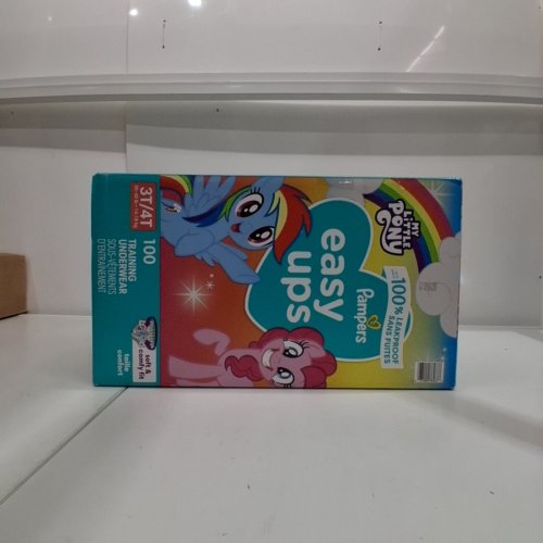100PK PAMPERS EASY UPS DISPOSABLE ABSORBANT TRAINING UNDERWEAR - SIZE 3T-4T (30-40LBS) - MY LITTLE PONY image 3