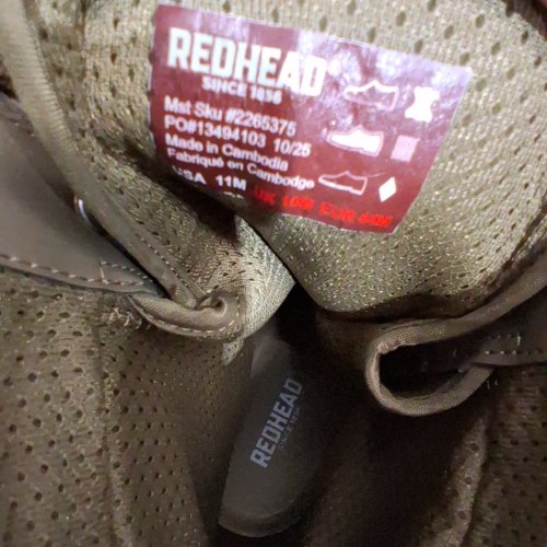 MEN'S REDHEAD RCT WARRIOR ULTRA TACTICAL BOOTS - SIZE 11 - COYOTE (MODEL: 2265375) image 4