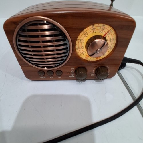MEIER BLUETOOTH RADIO - BROWN (MODEL: M-1161BT) image 3