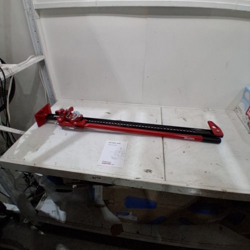 RATCHETING OFF ROAD UTILITY FARM JACK - 48" - 3 TON (6,000LB) CAPACITY - RED (MODEL: QFQH5) image 2
