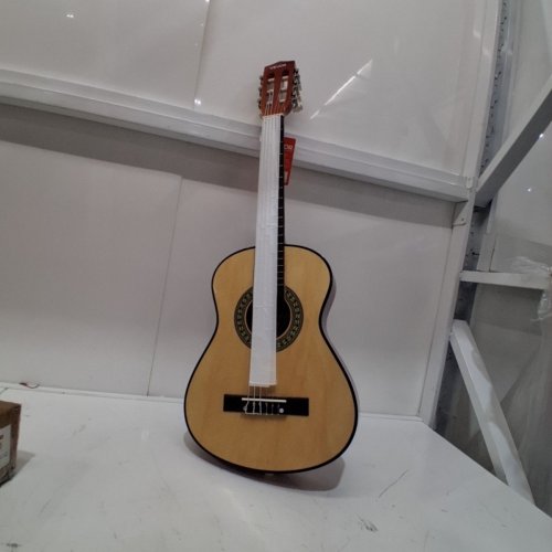 KIDS VEVOR ACOUSTIC GUITAR WITH CAPO AND TURNER - NATURAL image 3