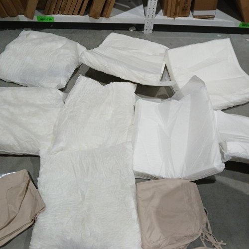 16PC SUMMSUN BACKREST & DEEP SEAT CUSHION SET FOR PATIO SECTIONAL - BEIGE image 5