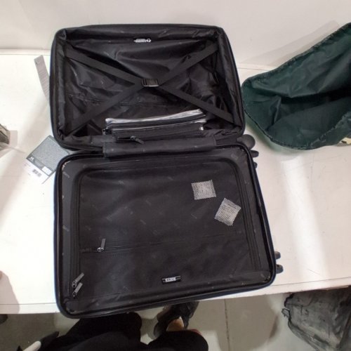 ROOTS TRAVEL COLLECTION HARDSIDE LUGGAGE CARRY-ON - WITH SPINNER WHEELS AND INTEGRATED TSA LOCK - 18' - BLACK - (MODEL: RO10169) image 5