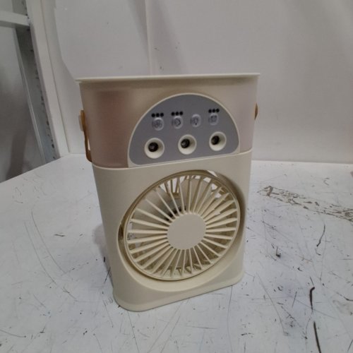 SMALL PORTABLE MISTING SPRAY AIR COOLING FAN WITH LIGHTS - TAN (MODEL : F9) image 3
