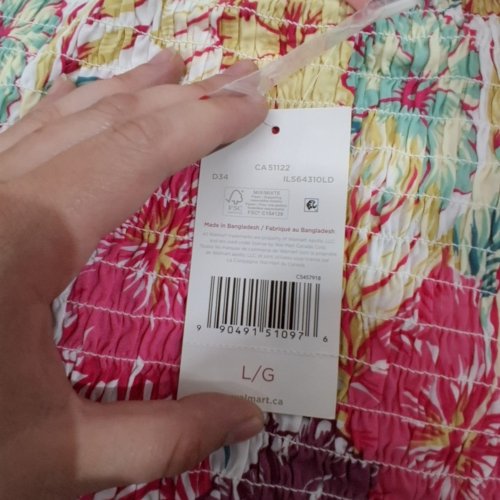 WOMEN'S IYLA SMOCKED SLEEVELESS MAXI DRESS - LARGE - MULTICOLOUR image 3