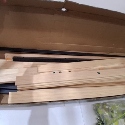 MASHOMDEC SOLID WOOD PLATFORM BED FRAME - QUEEN (MODEL: YTT009-V2-Q) image 2