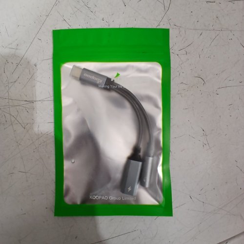KOOPAO 2-IN-1 USB-C TO 3.5 MM AUX & USB-C CABLE ADAPTER - GREY (MODEL: TA2J-GY) image 2