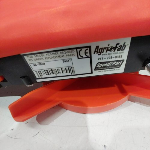 AGRI-FAB HANDHELD BAD SEED SPREADER - 25 LBS - ORANGE (MODEL: 45-0639) image 2