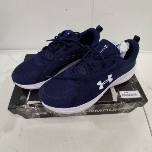 MEN'S UNDER ARMOUR CHARGED+ ASSERT 11 RUNNING SHOES - SIZE 15, 4E EXTRA WIDE - MIDNIGHT NAVY/WHITE (STYLE: 6006725-410) image 3