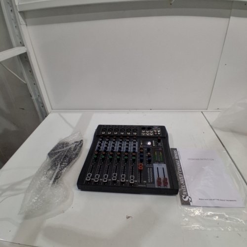 KASCHUN PROFESSIONAL 6 CHANNEL AUDIO SOUND BOARD MIXER - BLACK (MODEL: CT-60S) image 3