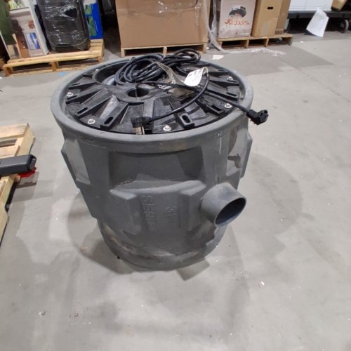 LIBERTY PUMPS PRO 380 SERIES SIMPLEX SEWAGE PUMP SYSTEM - 1/2HP; 140GPM; 24"X24" - GREY - (MODEL: P382LE51) image 2