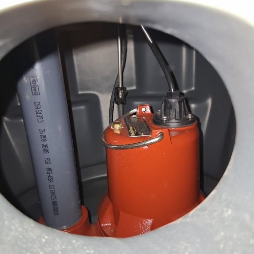 LIBERTY PUMPS PRO 380 SERIES SIMPLEX SEWAGE PUMP SYSTEM - 1/2HP; 140GPM; 24"X24" - GREY - (MODEL: P382LE51) image 3